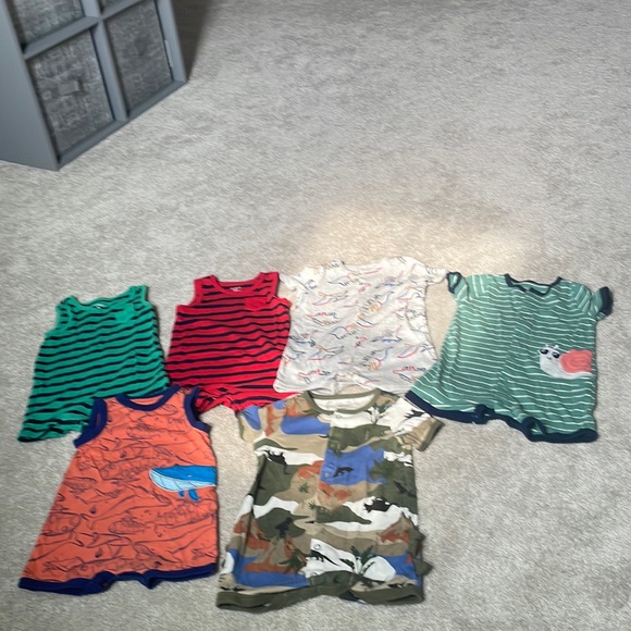 Bundle of Carters one piece shorts